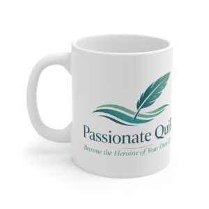 Passionate Quill Coffee Mug — Writer Gift 11oz